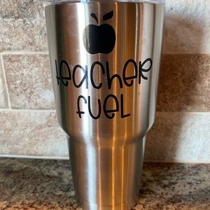 Teacher Fuel Personalized Tumbler